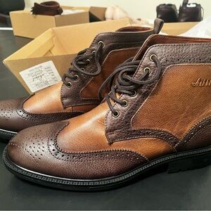 Stylish Brown and Tan Men's Boots